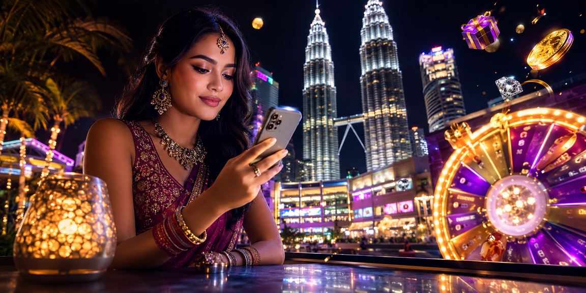 Meja roulette gaya Malaysia dalam suasana loteri premium di 20w50 Kuala Lumpur